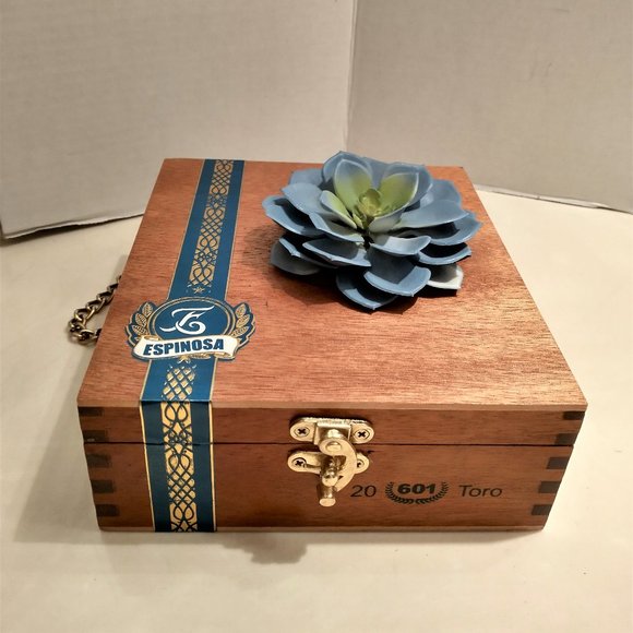 Original Suenos de Saundra Upcycled ESPINOSA Cigar Box Purse - Picture 8 of 12